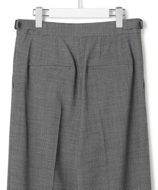 ICB 【UVカット・洗える】ウール2WAYストレッチ ワイドパンツ 無地柄系