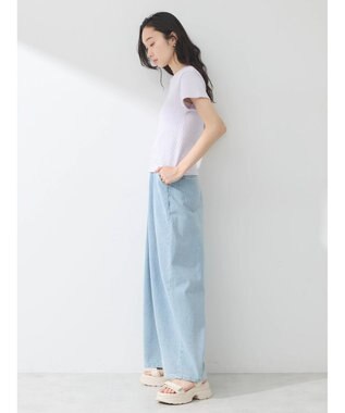 earth music&ecology ワッフルＴｅｅ Lavender