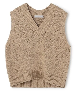 UNFILO テープヤーンニット ベスト