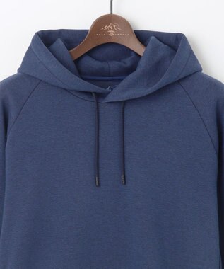 JOSEPH ABBOUD MOUNTAIN 【軽量/ソフト/イージーケア】ソフトダンボール ニット パーカー ネイビー系