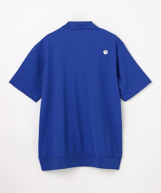 PW CIRCULUS 【MEN】スポーティーリブポロシャツ ゴルフ ブルー系