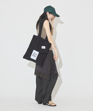 AMERICAN HOLIC 26AWパテッドホリホリトートバッグ Black