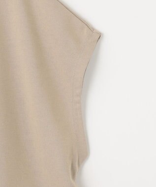 ANY L 裏毛レイヤード風トップス ベージュ