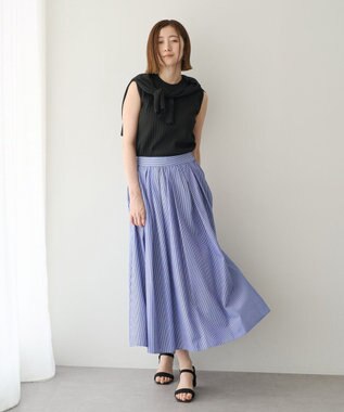 YECCA VECCA タックフレアスカート