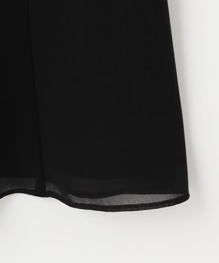 自由区 FORMAL 【洗える/着心地楽々】セオプラスエス ウォッシャブル ワンピース ブラック系