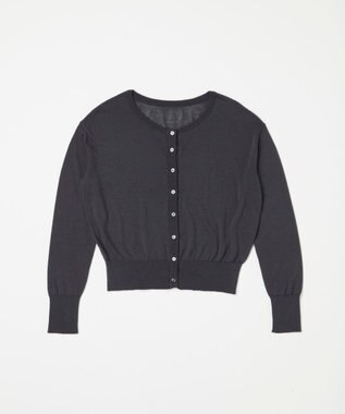 TOQUE 〈大草直子さんアドバイザー〉シルク×コットンニットショートカーディガン