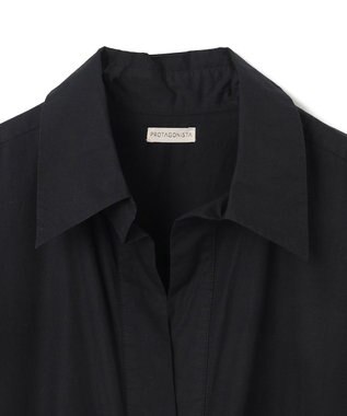 BEIGE， 【WEB限定】PROTAGONISTA / シャツワンピース Black