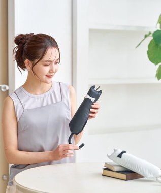 MOONBAT 【遮光100％/UV100%】エスタ (estaa) にゃんこミニ 折りたたみ傘 日傘 軽量 晴雨兼用 猫 ネコ ブラック