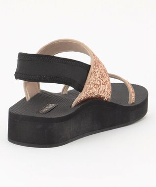 ANY SIS 【23.0~24.0cm】ボリュームソールレディ サンダル シャンパン