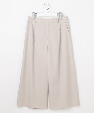J.PRESS LADIES 【人気素材】セルロースリネンストレッチ クロップド パンツ 【WEB限定】ナチュラル系