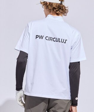 PW CIRCULUS 【MEN】UVメッシュコンビインナーシャツ ゴルフ ブラック系