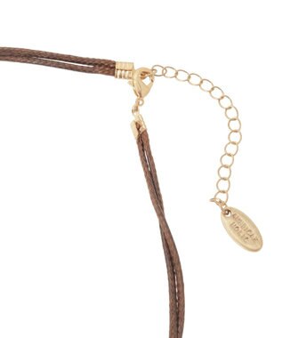 AMERICAN HOLIC メタルサザレ コードネックレス Brown