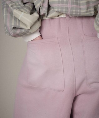 WEGO 【ユニセックス着用ITEM/ウエストゴム】ロゴスウェットパンツ ピンク