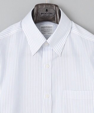 GOTAIRIKU 春夏向け【形態安定】SUMMERPREMIUMPLEATS_スナップダウン 半袖ドレスシャツ ネイビー系1