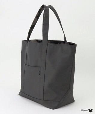 Y'SACCS 【Disney Collection】シルエットプリントトートバッグ　Lサイズ ダークグレー