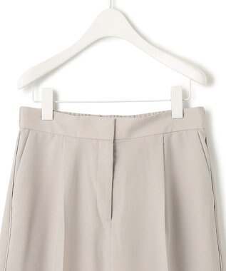 ICB 【WEB限定カラーあり】FluidBackSatin ワイドクロップドパンツ トープ系［WEB限定］