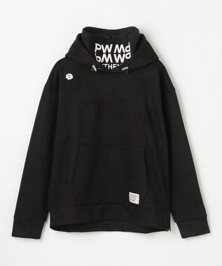 PW CIRCULUS 2025 NEW！【手洗い洗濯可】【WOMEN】スエードライク デタッチャブルフーディ ゴルフウェア レディース ブラック系