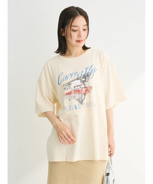 Green Parks ウ゛ィンテージカーロゴチュニック Light Beige