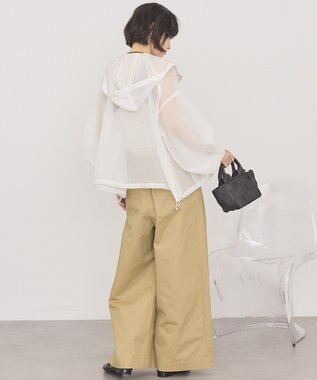 AMERICAN HOLIC シアーリップストップブルゾン Off White