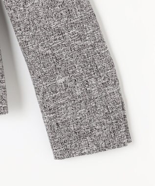 J.PRESS LADIES 【セットアップ対応】Light Tweed ノーカラー ジャケット ブラック系5