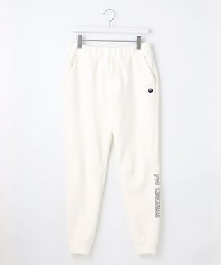  【MEN】サイドロゴ ジャージー ジョガーパンツ