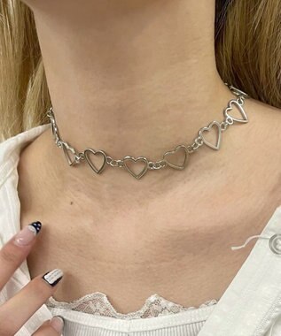WEGO Lメタルハートチョーカー