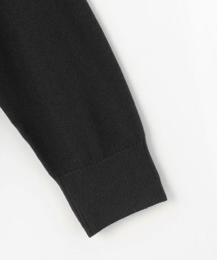 23区GOLF 【MEN】ロゴチェックジャガード　クルーネック ニット グレー系