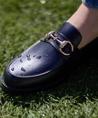 ANY 【晴雨兼用】撥水ローファー ブラック