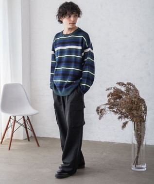 WEGO ルーズフィット総柄プルオーバー 柄3