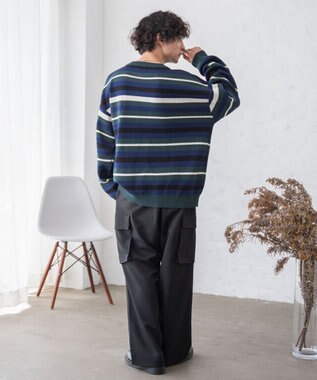 WEGO ルーズフィット総柄プルオーバー 柄3