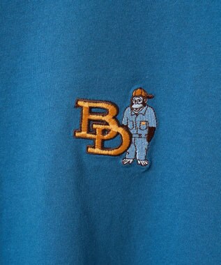 WEGO 【ユニセックス着用ITEM】別注ベンデイビスワンポイントT ブルー