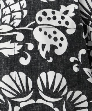 JOSEPH ABBOUD MOUNTAIN 【SPACE】KAHARAアロハ シャツ ブラック系6