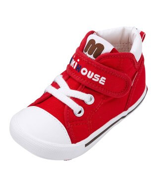 MIKI HOUSE HOT BISCUITS 【ミキハウス】【13.5-15cm】 セカンドベビーシューズ 赤