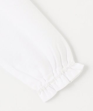 組曲 KIDS 【110-140㎝】シフォンカラー ブラウス オフホワイト系