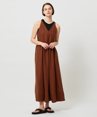 BEIGE， BASILE / マキシドレス Brown