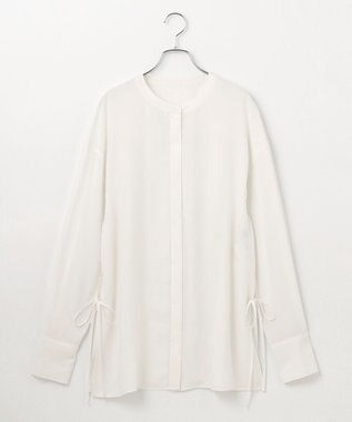 #Newans ルーズシルエットシアーシャツ ホワイト