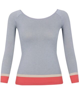 WACOAL あったかインナー よく伸びる生地 袖丈調節可能(7分袖~9分袖) 保温性(身生地) 9分袖 長袖 【360°ラクストレッチ】 レディース CLD371 /ワコール チャコールグレー