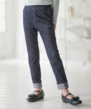 組曲 KIDS 【110-140㎝】シンフォニー デニムニットパンツ