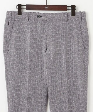 JOSEPH ABBOUD MOUNTAIN 【WEB限定・洗える・ストレッチ・防シワ・速乾】2WAYストレッチサッカー パンツ ライトグレー系