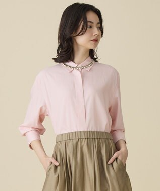 自由区 S ドレープブロード シャツブラウス