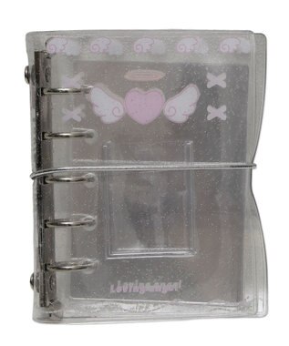 WEGO クリアラメハートエンジェルシールバインダー 柄1