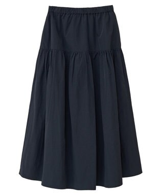 AMERICAN HOLIC ティアードタフタスカート Black