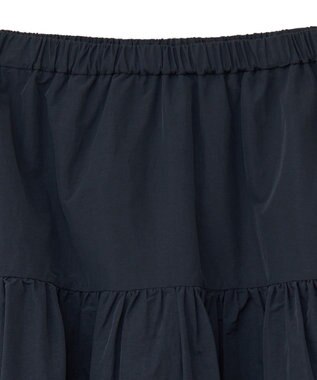 AMERICAN HOLIC ティアードタフタスカート Black