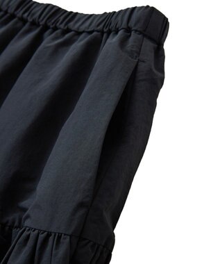 AMERICAN HOLIC ティアードタフタスカート Black