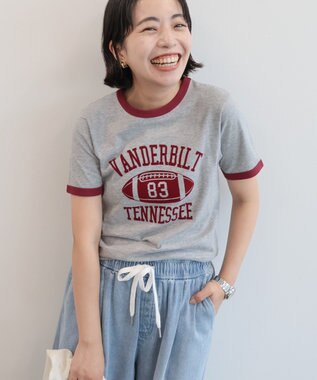 AMERICAN HOLIC 【RUSSELL】リンガースポーツアソートTシャツ Gray Mixture