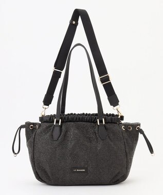 LA BAGAGERIE シャーリング2WAYサマーバッグ ブラック