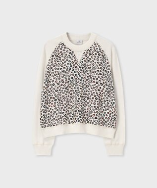Paul Smith Horseshoe Leopard コンビ ニット オフホワイト