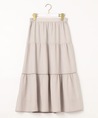 ANY SIS 【撥水・UVカット・速乾】ティアード スカート アイボリーベージュ