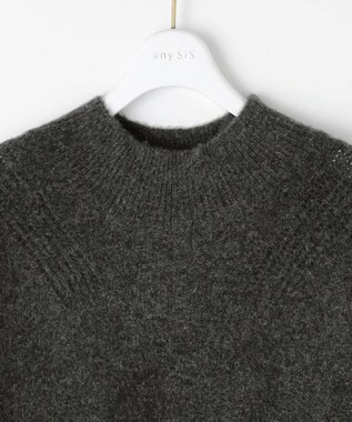 ANY SIS Airニット ワンピース チャコール
