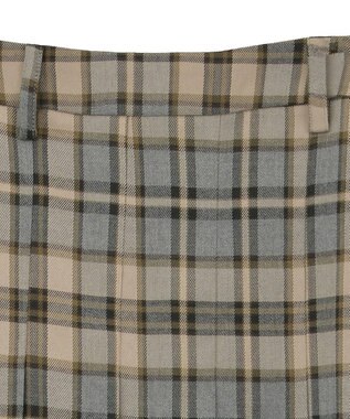 CRAFT STANDARD BOUTIQUE フロントプリーツスカート Check Gray